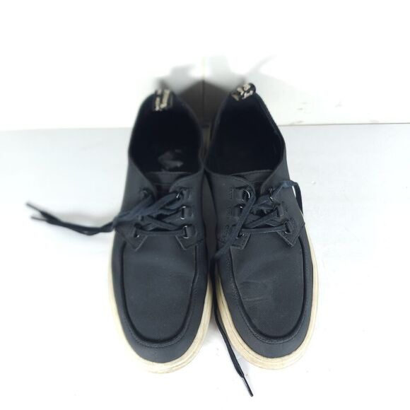 Dr. Martens Men\'s Walden US 10 Black Canvas Lace-Up Casual Oxford Shoes main image 9
